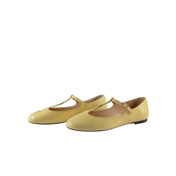 Chloe Patent Leather Sleepy Beige Marcie Mary Jane Flats Size IT 39.5 / US 9.5 - Picture 3 of 10